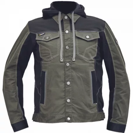 NEURUM CLS kapucnis dzseki (sötét olajzöld 62)