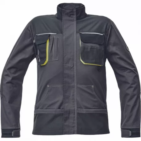 SHELDON munkakabát (antracit/sárga 54)