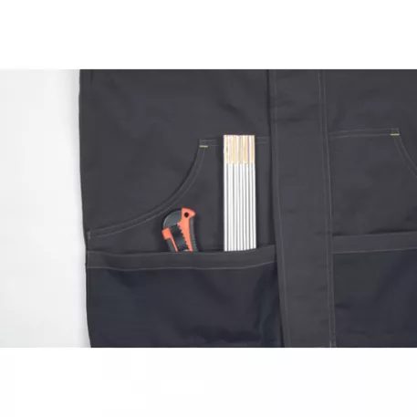 SHELDON munkakabát (antracit/sárga 58)