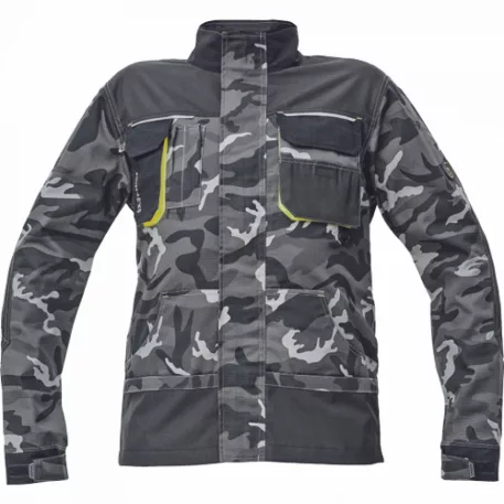 SHELDON CAMOU munkakabát (szürke álcázás 52)