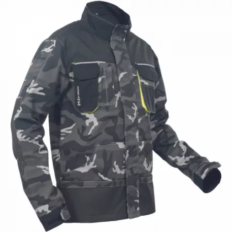 SHELDON CAMOU munkakabát (szürke álcázás 60)