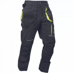 SHELDON nadrág (antracit/sárga 56)