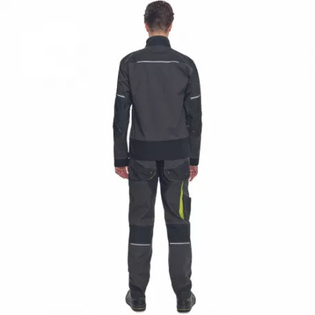 SHELDON nadrág (antracit/sárga 62)