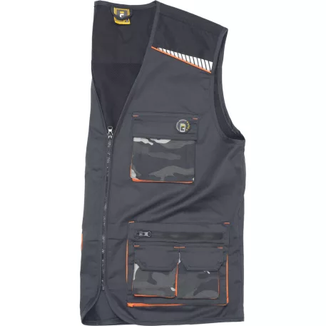 EMERTON STR mellény terepmintával (szürke 64/3XL)