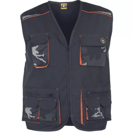 EMERTON STR mellény terepmintával (szürke 68/5XL)