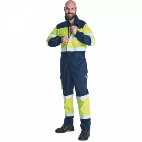 MULTINORM STROKE FR HV overall sárga/navy S