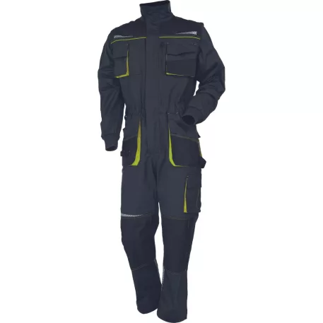 EMERTON STR overall (fekete/sárga 50/M)