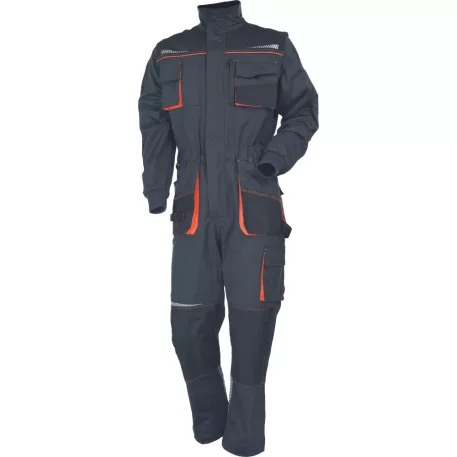 EMERTON STR overall (szürke/narancssárga 66/4XL)