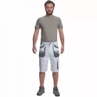 Ff Carl Be-01-009 Rövidnadrág Fehér/Szürke 48