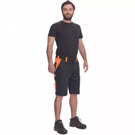 MAX VIVO rövidnadrág (fekete/narancs 44)