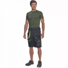 SHELDON rövidnadrág (antracit/sárga 54)