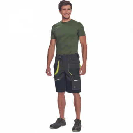 SHELDON rövidnadrág (antracit/sárga 54)