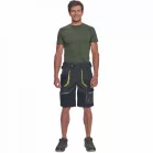 SHELDON rövidnadrág (antracit/sárga 54)