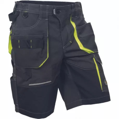 SHELDON rövidnadrág (antracit/sárga 56)