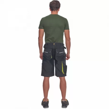 SHELDON rövidnadrág (antracit/sárga 56)