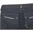 SHELDON rövidnadrág (antracit/sárga 58)