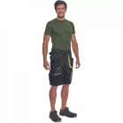 SHELDON rövidnadrág (antracit/sárga 64)