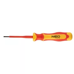   Csavarhúzó Neo 04-132, 0.8x4x100 mm, S2 Acél, Lapos, 1000V, Szigetelt