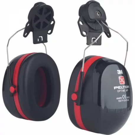 H540P3E-413-SV Optime III fültok sisakhoz - piros