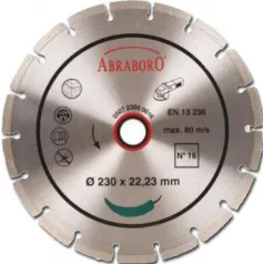 Gyémántvágó Abraboro 230x22,3 No.16 Szegmens 7 mm /St-5/