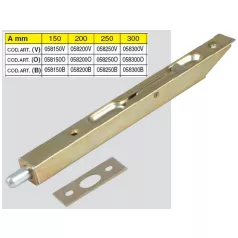 Ajtótolózár Ibfm 300 mm Rezezett/ 12 db