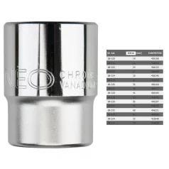 Dugókulcs Neo 08-325 32 mm 3/4˝ 12 P