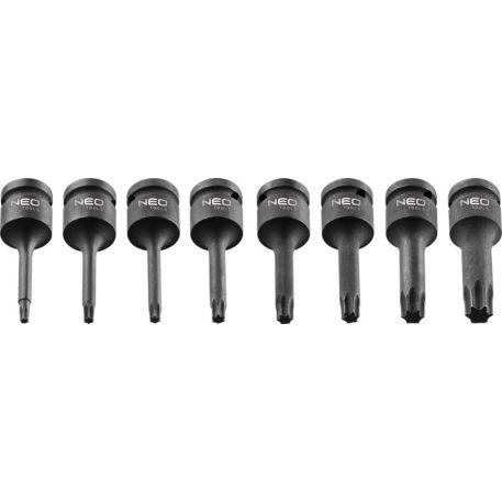 Dugókulcs Készlet Neo 08-712 Impact Torx 1/2˝ 8 Részes