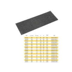 TOPEX Csiszolórács 08A606 K60/5 db