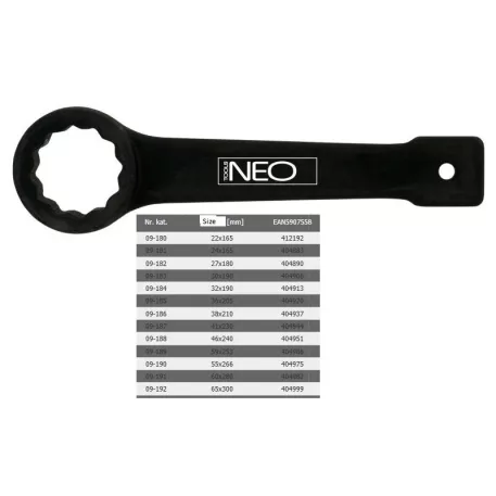 Csillagkulcs Neo 09-192 65x300 mm