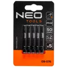 Ütvecsavarozó Bit Neo 09-576 50mm  Ph2  /5db