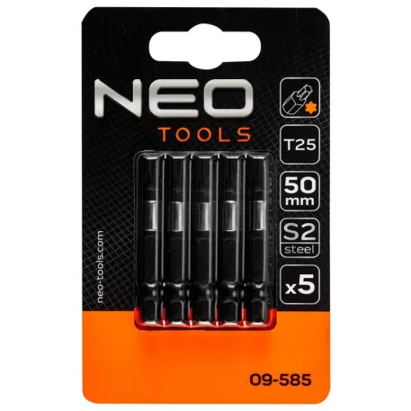 Ütvecsavarozó Bit Neo 09-585 50mm  T25  /5db