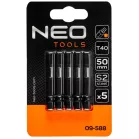 Ütvecsavarozó Bit Neo 09-588 50mm  T40  /5db