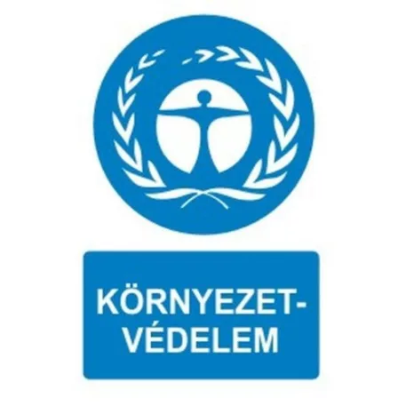 Környezetvédelem - öntapadó, 150*100 mm