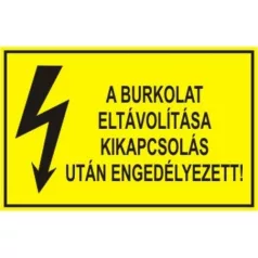   A burkolat eltávolítása kikapcsolás után engedélyezett! - öntapadó, 150*100 mm