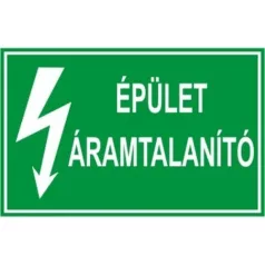 Épületáramtalanító - öntapadó, 150*100 mm