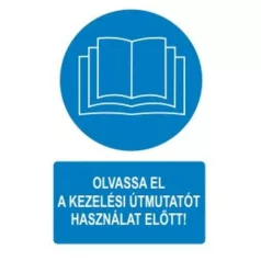   A használat előtt olvassa el a kezelési útmutatót! - öntapadó, 160*240 mm