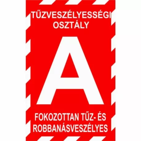 "A" tűzv.osztály - öntapadó, 160*240 mm