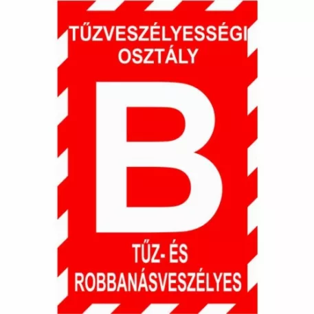 "B" tűzv.osztály - öntapadó, 160*240 mm