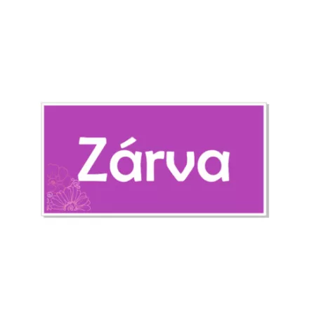 Zárva - öntapadó, 200*100 mm