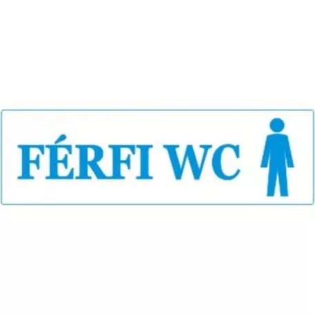 Férfi WC - öntapadó, 250*80 mm