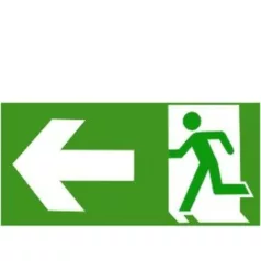 Menekül balra - öntapadó, 300*150 mm