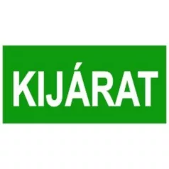 Kijárat - 300*150 mm, öntapadó