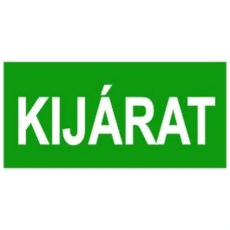 Kijárat - 300*150 mm, öntapadó