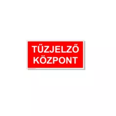 Tűzjelző központ - öntapadó, 300*150 mm