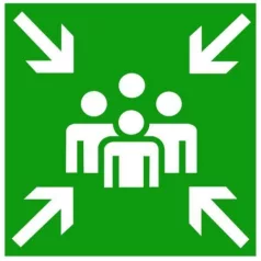 Gyülekezőhely - öntapadó, 300*300 mm