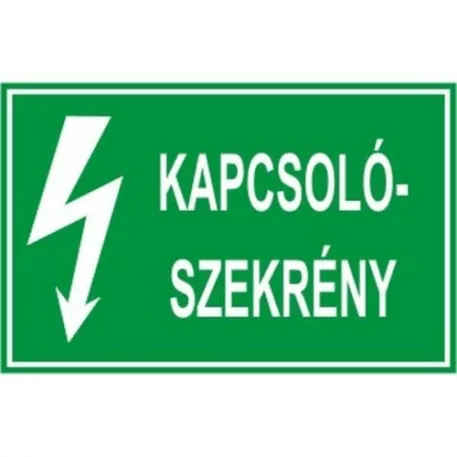 Kapcsolószekrény - öntapadó, 90*60 mm