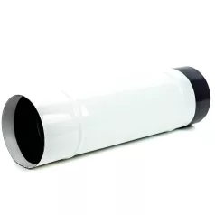Füstcső Hazai 118/80 cm Fehér