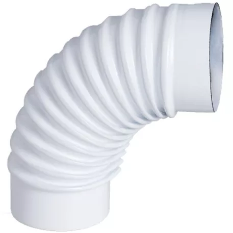 Füstcső Hazai 118-as Könyök Fehér