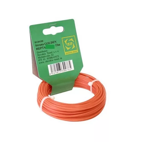 Damil Fűszegélynyíróhoz 1,3 mm x 15 m Piros