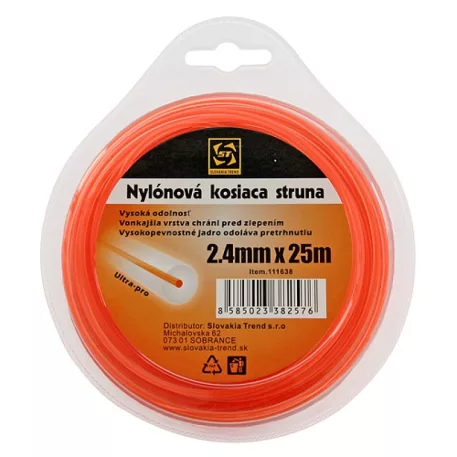 Damil Fűszegélynyíróhoz 2,40 mm x 25 m Dual Cutkerek dbr